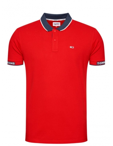 Polo Tommy Jeans Ref 52003 XNL rouge