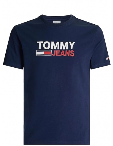 T-shirt Tommy Jeans ref 52005 C87 Marine
