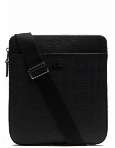 Sacoche bandoulière Lacoste ref_46555 000 Noir 24*27*2