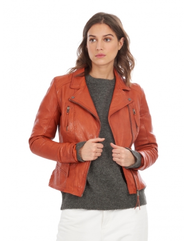 Blouson Oakwood Camera en cuir ref...