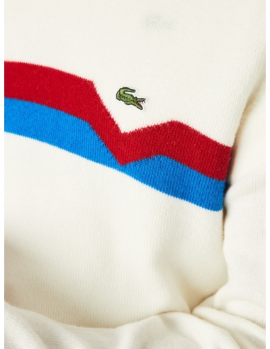 PULL HOMME HIVER LACOSTE COL ROND EN LAINE