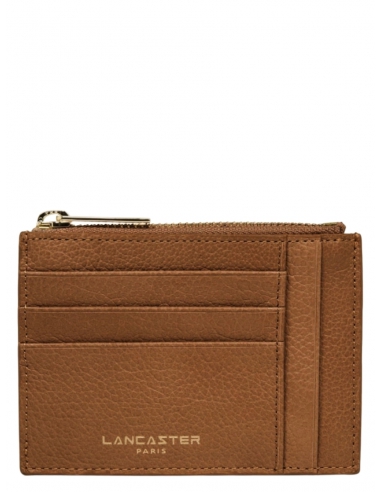 Porte cartes Lancaster Femme Camel - Pallas Cuir