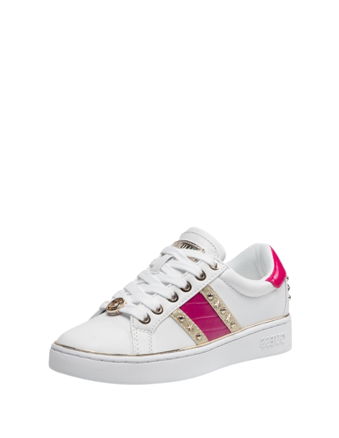 Baskets Guess Femme Blanc - Pallas cuir