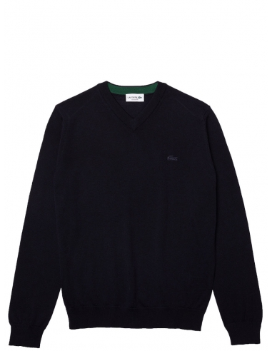 Pull col V en laine Lacoste Ref 54850...