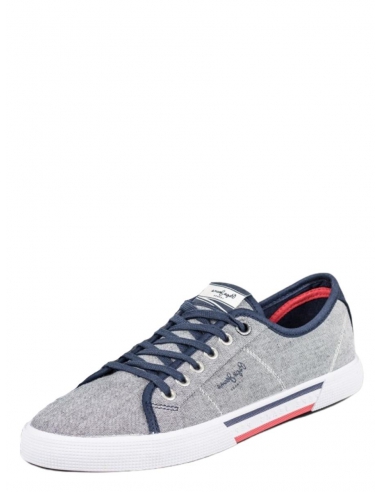 Sneakers homme Pepe Jeans Ref 55564 gris