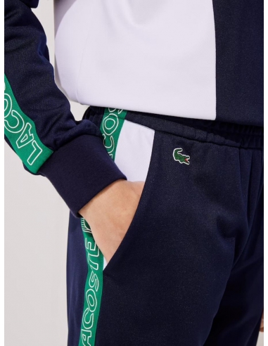 Short homme Lacoste Sport avec bandes latérales siglées - Grande