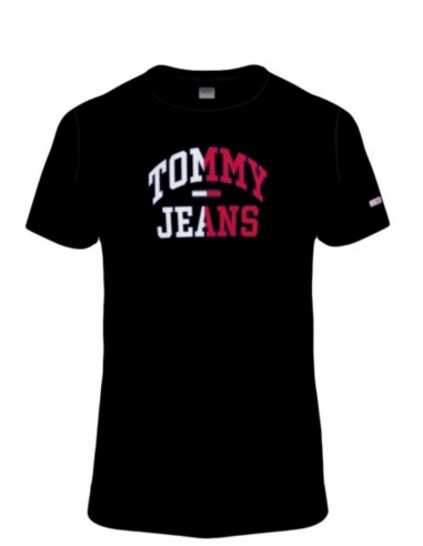 T Shirt Homme Tommy Jeans Ref 55473 Noir