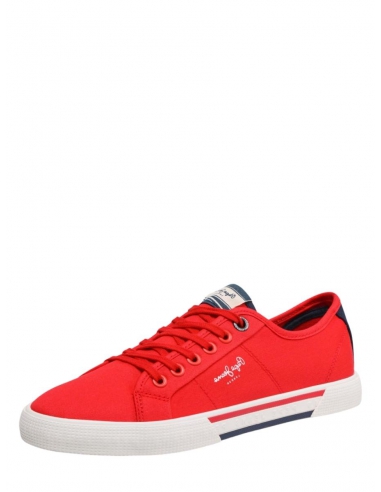 Baskets homme Pepe Jeans Ref 55563 rouge