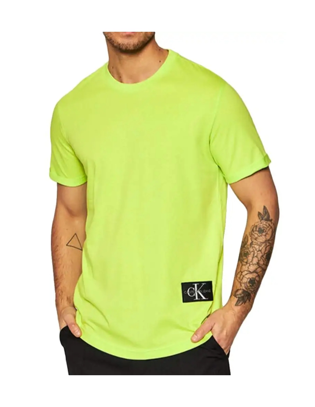 T Shirt Homme Calvin Klein Jeans Rouge - Pallas cuir