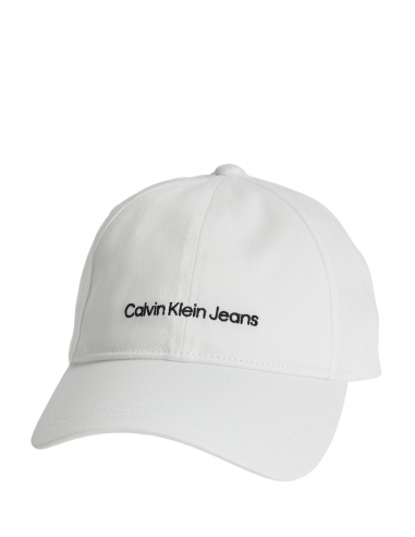 Calvin Klein Casquette Homme Casquette De Baseball, Blanc (White