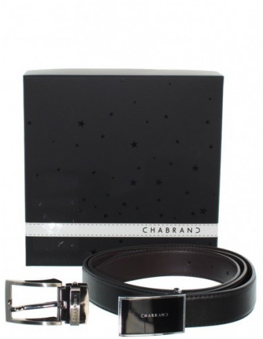 Coffret ceinture en cuir Chabrand ref_chabrand40205-noir