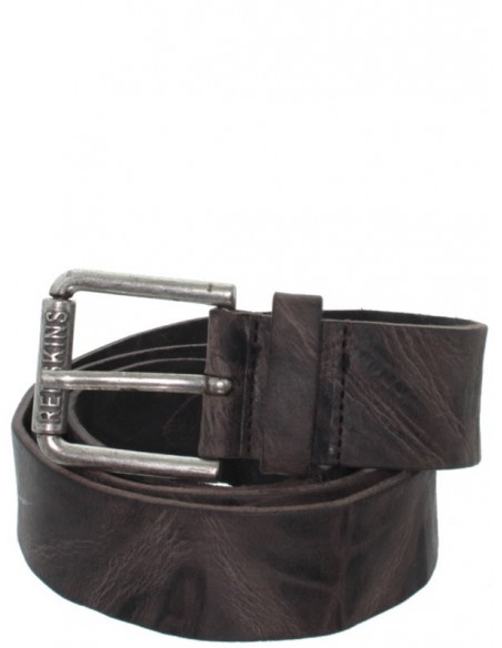 Ceinture Redskins en cuir ref_col33134-03-gris