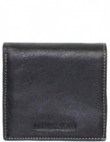Porte-monnaie Arthur et Aston en cuir ref_ast37386-noir