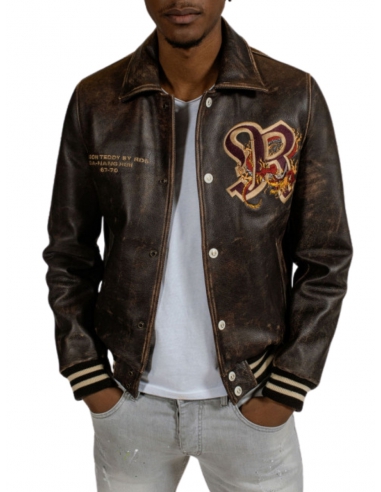 Blouson Cuir Redskins Homme Ref 55023...