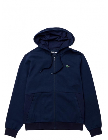 Veste sweat Lacoste Homme Ref 55165 Bleu